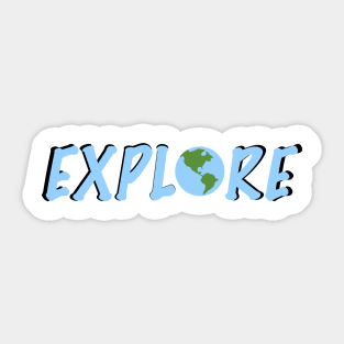 explore Sticker